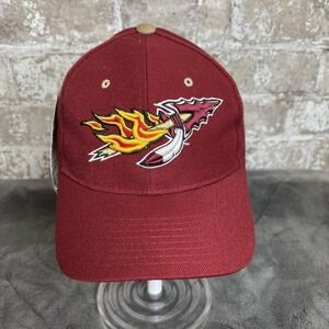 Florida State Seminoles Hat Cap Fitted Mens 6 3/4 Garnet NCAA Football Wool